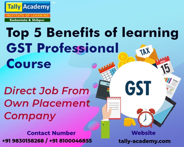 GSTCourse:Top 5 Benefits of Learning GST Professional Course